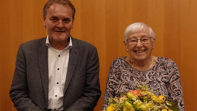 Bürgermeister Georg Bucher mit Frau Getrud Bachmann