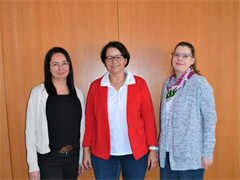 Finanzabteilung: Cornelia Fritz, Uta Illenberger & Nadine Konzett